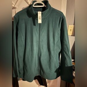 Joe Fresh Teal Full-Zip Sweatshirt